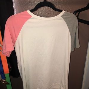 Pink and grey T-shirt